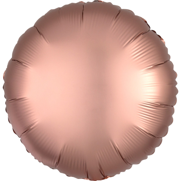 Standard Round Silk Lustre Rose Copper